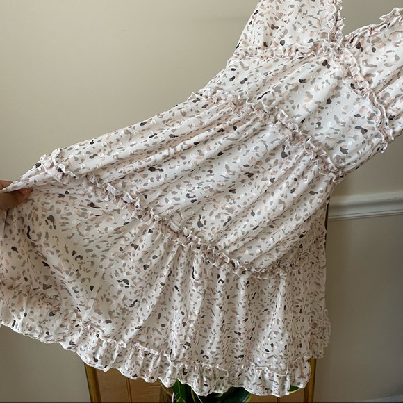 BaeVely Spring Fling Mini Ruffle Dress M - Picture 9 of 10